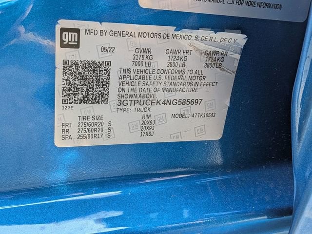 2022 GMC Sierra 1500 Elevation