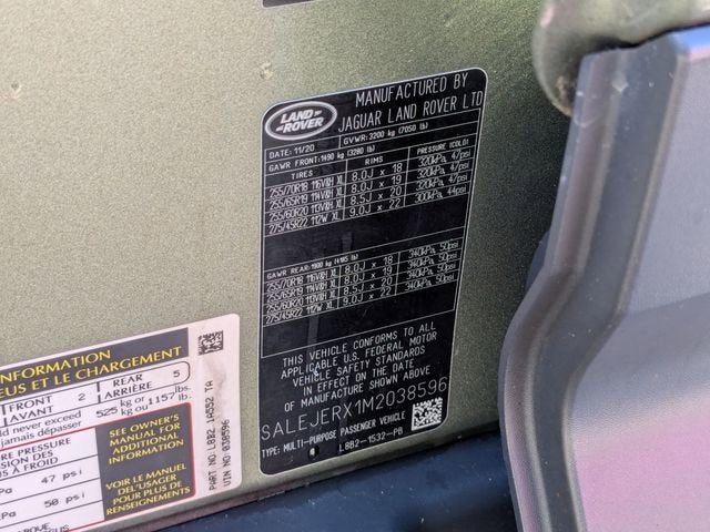 2021 Land Rover Defender S