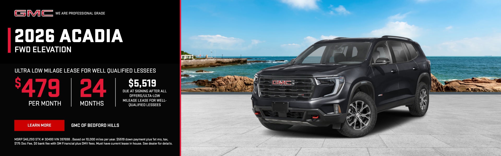 2026 Acadia FWD Elevation