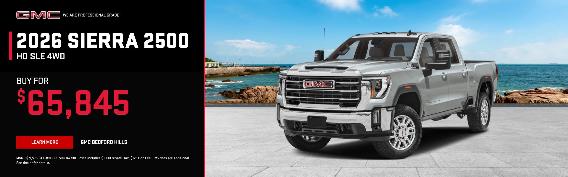 2026 Sierra 2500 HD SLE 4WD
