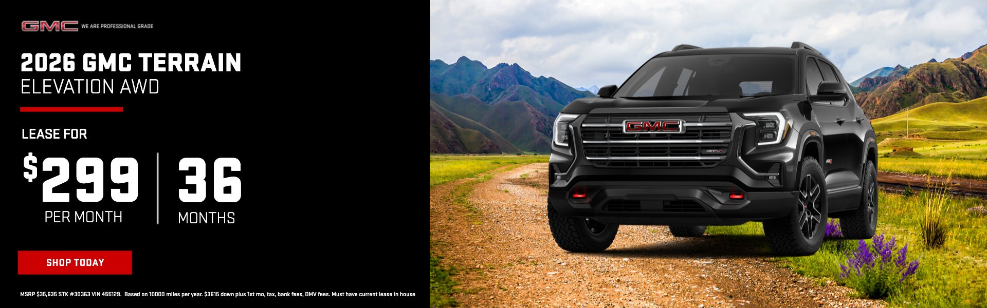 2026 GMC Terrain Elevation AWD