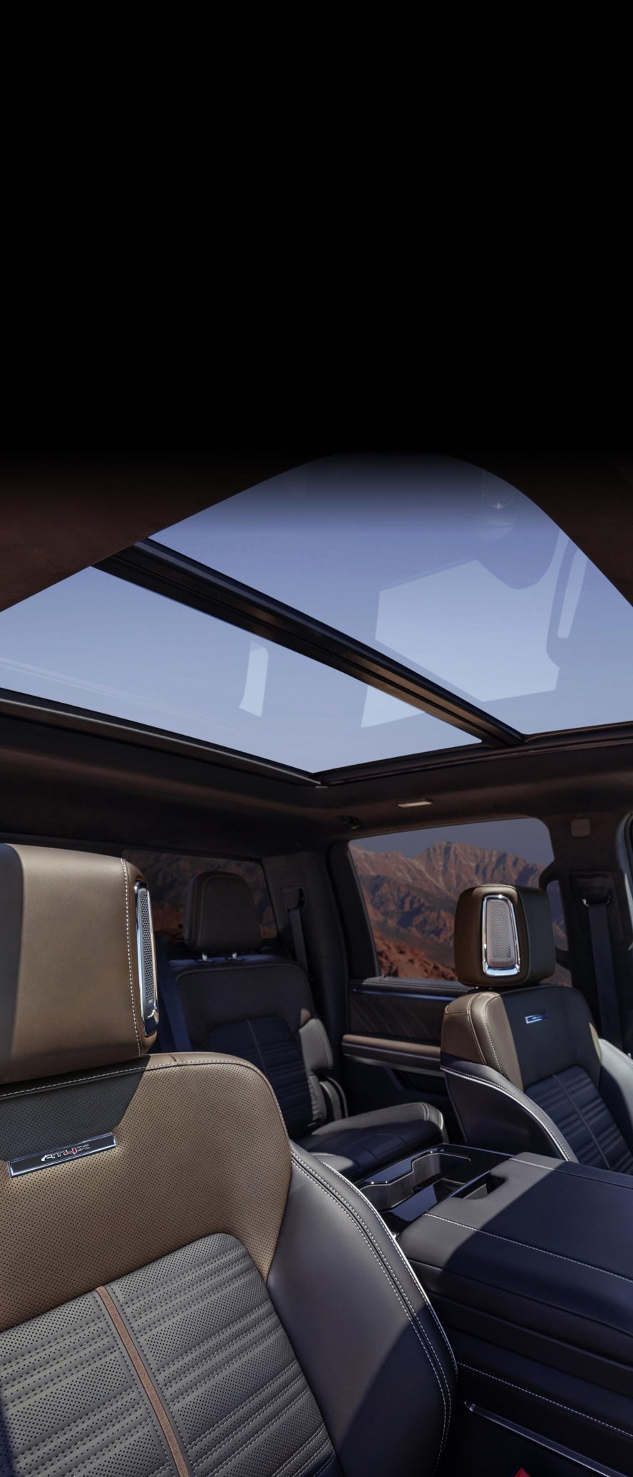 The interior of GMC’s 2027 Sierra 1500