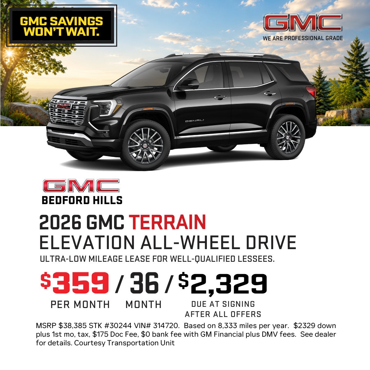 2026 GMC Terrain