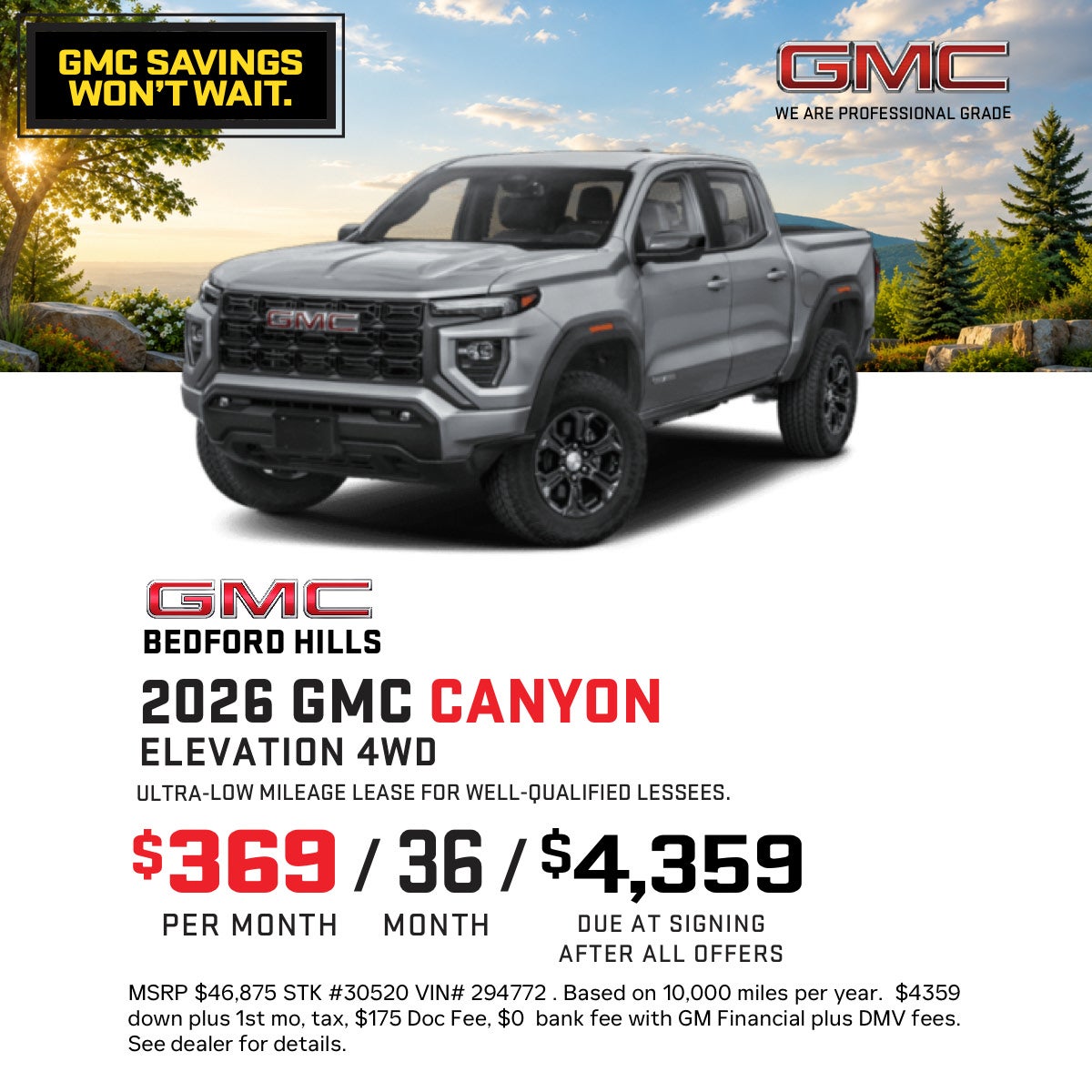2026 GMC Canyon